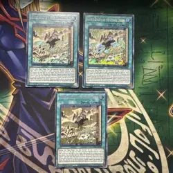 Yugioh! Sacred Scrolls of the Gizmek Legend x3 DAMA-EN060 Secret Rare 1st Ed NM - Image 1