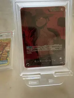 2025 ONE PIECE EB02 JP MONKEY D. LUFFY ALTERNATE ART PSA 10 - Image 3