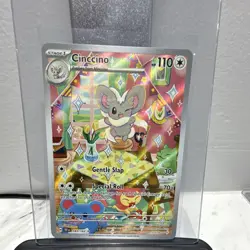 Pokemon Cinccino 183/162 SV05 Temporal Forces Illustration Rare Full Art Holo - Image 1