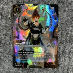 Disney Lorcana Wilds Unknown Syndrome Out for Revenge 238/204 Enchanted Holo - Image 1