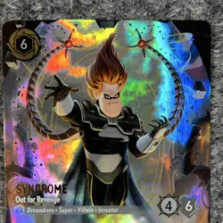 Disney Lorcana Wilds Unknown Syndrome Out for Revenge 238/204 Enchanted Holo - Image 5