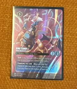 Disney Lorcana TCG King Candy Sweet Abomination 218/204 Enchanted - Image 1