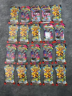 Pokemon TCG Chaos Rising Sleeved Packs. Factory Sealed Lot Of 20 Packs - Image 1