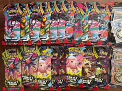 Pokemon TCG 29 Booster Packs lot - mix of Chaos Rising Perfect Order PROMOS - Image 3