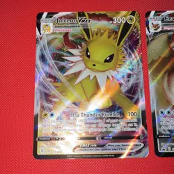 Pokemon TCG Jolteon VMAX & Eevee VMAX Promo Lot SWSH203/SWSH087, English - Image 2