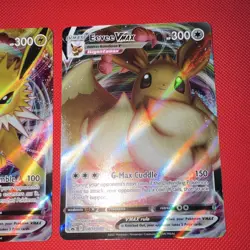 Pokemon TCG Jolteon VMAX & Eevee VMAX Promo Lot SWSH203/SWSH087, English - Image 3