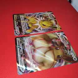 Pokemon TCG Jolteon VMAX & Eevee VMAX Promo Lot SWSH203/SWSH087, English - Image 4