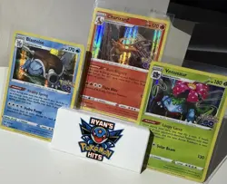 Pokemon TCG Pokemon GO Holo Card Lot Blastoise Charizard Venusaur Nintendo - Image 1