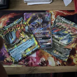 Pokemon TCG Holo Lot 3 Mega EX/GX M Swampert/Lunala/M Salamence (XY74/66/XY171) - Image 1