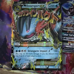 Pokemon TCG Holo Lot 3 Mega EX/GX M Swampert/Lunala/M Salamence (XY74/66/XY171) - Image 2