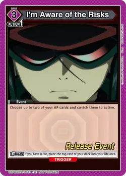 I'm Aware of the Risks Release - UEPR/EVA-1-067 NM - Union Arena - Image 1