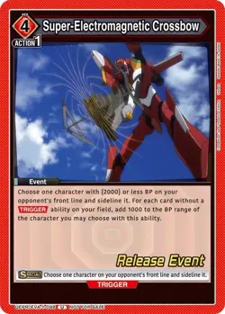 Super-Electromagnetic Crossbow Release - UEPR/EVA-1-098 - NM - Union Arena - Image 1