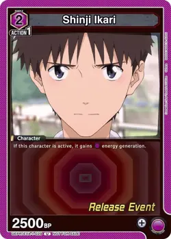 Shinji Ikari Release - UEPR/EVA-1-029 NM - Union Arena - Image 1