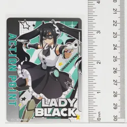 ACTION POINT-LADY BLACK SHY-1-AP09 - Shy Union Arena Trading Card - Image 2