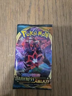 Pokemon TCG Sword & Shield Darkness Ablaze Booster Pack 820650807138 - Image 1