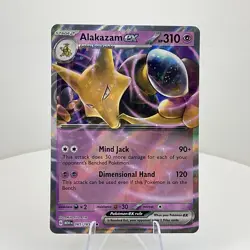 Alakazam ex 065/165 (Double Rare) Scarlet & Violet 151 Pokemon TCG Holo Foil - Image 1
