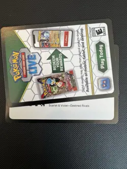 Pokemon TCG Online **Unused Code Cards** Destined Rivals - fast delivery - Image 1