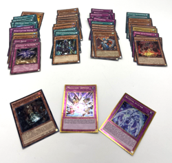 Lot of 46 Cards Yu Gi Oh Yugioh 3 Foil Prisma Holo 43 Commons 1996 LP - Image 2