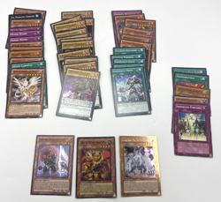 Lot of 46 Cards Yu Gi Oh Yugioh 3 Foil Prisma Holo 43 Commons 1996 LP - Image 1