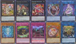 Yugioh Traptrix Deck - Rafflesia Sera Trap Hole Pudica Holeutea Traptantalizing - Image 1