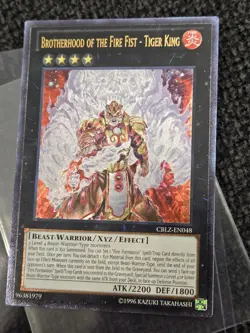 Yugioh Brotherhood Of The Fire Fist - Tiger King CBLZ-EN048 Ultimate Rare LP - Image 1