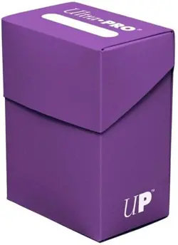 Ultra PRO Purple Deck Box 80ct Storage Card Holder - Image 1
