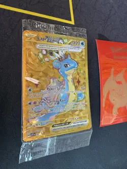 Pokemon Card Lapras ex SVP 164 Promo Scarlet & Violet Holo Rare Sealed 218💎NM💎 - Image 2