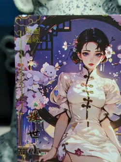 Lady Tamayo SP Demon Slayer Mystic Encounter Wedding 3 Anime Waifu Card - Image 2