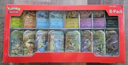 Pokemon Trading Card Game: 8-Pack Collector's Tin Set NEW, Factory Sealed. - Image 1