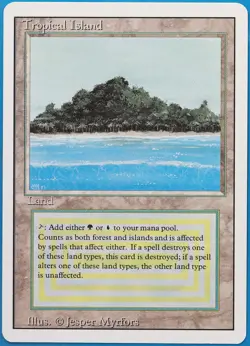 Tropical Island Revised MINT (Dual Land Reserved List MTG Card) 503124 ABUGames - Image 1