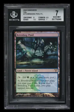 MTG Magic the Gathering Breeding Pool Dissension Foil Card BGS 7 Near Mint - Image 1