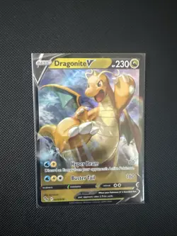 Pokemon TCG Dragonite v Full Art Ultra Holo Rare Card 49/78 NM Condition - Image 1