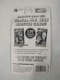 Gundam M.S. War Trading Card Game Wing Gundam Team 10 Card Booster Pack - Image 2