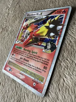 2009 Pokemon TCG Supreme Victors Blaziken FB Lv.X Holo Card 142/147 LP - Image 2