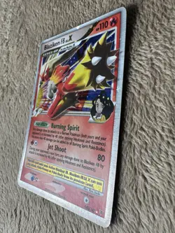 2009 Pokemon TCG Supreme Victors Blaziken FB Lv.X Holo Card 142/147 LP - Image 3