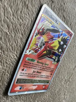2009 Pokemon TCG Supreme Victors Blaziken FB Lv.X Holo Card 142/147 LP - Image 5