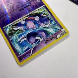 Pokemon Card 2014 Skorupi 38/111 XY Furious Fists Reverse Holo + MewTwo Sleeve - Image 5