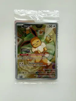 Sealed Eevee Promo SVP 173 Pokemon Center Stamped Card Prismatic Evolutions ETB! - Image 1