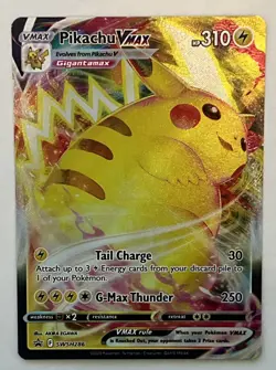 Pikachu VMAX SWSH286 Sword & Shield Promo Holo Card NM - Image 1