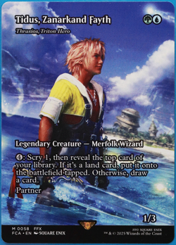 Tidus, Zanarkand Fayth | Thrasios, Triton Hero Final Fantasy MINT CARD (503109) - Image 1