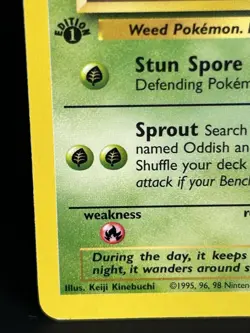 Vintage Wotc Oddish 1st Edition 58/64 - Pokemon Card - Jungle Set Common - Image 5