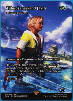 Tidus, Zanarkand Fayth | Thrasios, Triton Hero Final Fantasy MINT CARD (503108) - Image 1