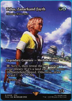 Tidus, Zanarkand Fayth | Thrasios, Triton Hero Final Fantasy MINT CARD (503107) - Image 1