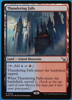 Thundering Falls Murders at Karlov Manor MINT Land Rare CARD (503104) ABUGames - Image 1
