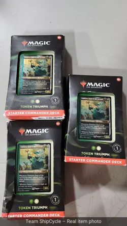 DEFECTIVE Factory Sealed 2 Pack Magic The Gathering Starter Commander De G3D - Image 5