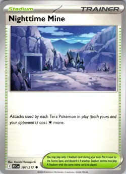 Nighttime Mine 197/217 Uncommon Ascended Heroes Pokemon Near Mint - Image 1