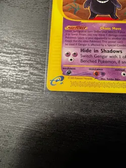 Gengar 48/165 Pokemon TCG Expedition Non Holo Rare LP+ - Image 2