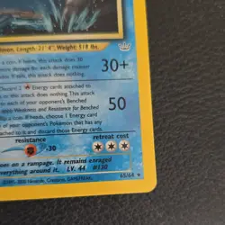 Shining Gyarados 65/64 Neo Revelation Holo Secret Rare EN - Image 5
