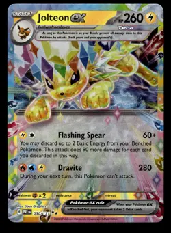 Jolteon ex 030/131 Holo Double Rare Prismatic Evolutions Pokemon Holo - Image 1