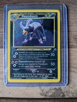 Pokemon TCG Neo Discovery Houndoom Holo Rare Card 4/75 English - Image 1